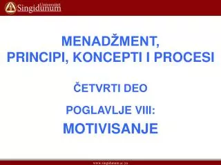 menad ment principi koncepti i procesi