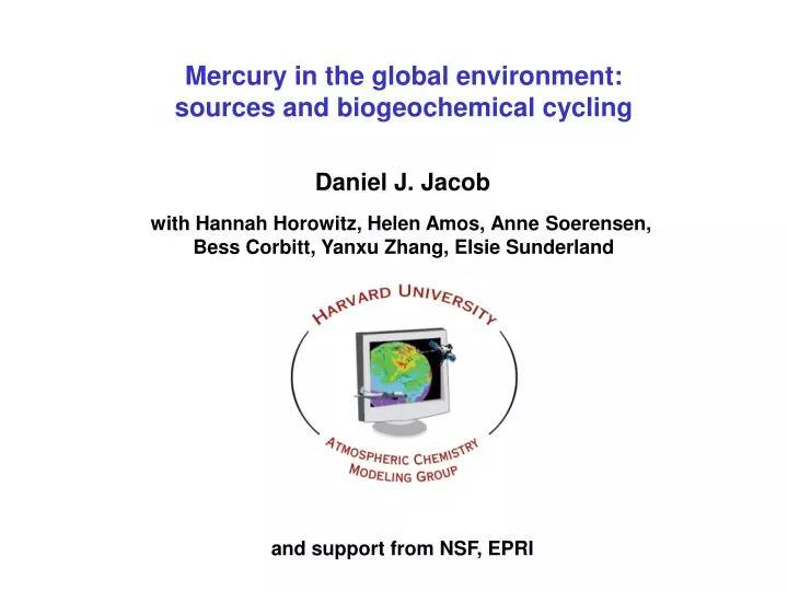 mercury in the global environment sources and biogeochemical cycling