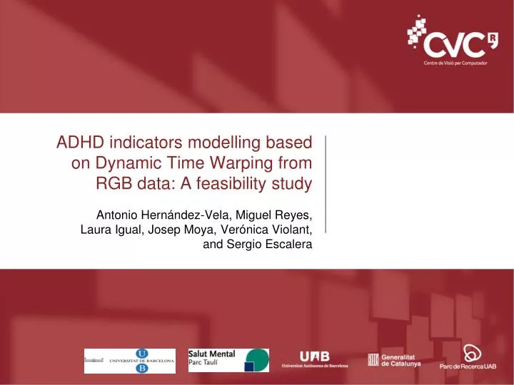 adhd indicators modelling based on dynamic time warping from rgb data a feasibility study