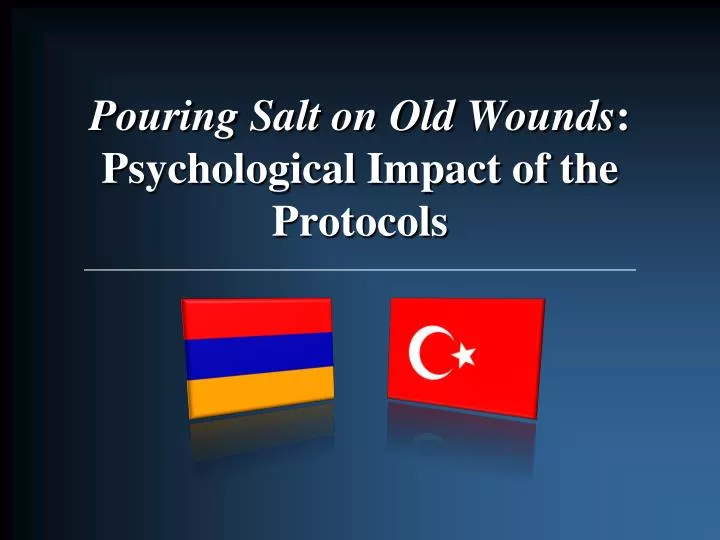 pouring salt on old wounds psychological impact of the protocols