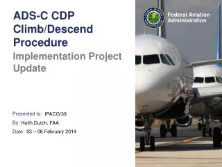 ADS-C CDP Climb/Descend Procedure