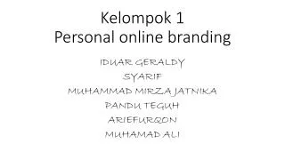kelompok 1 personal online branding
