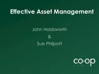 Effective Asset Management