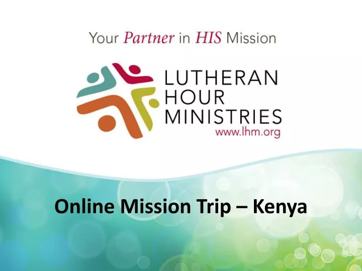 online mission trip kenya