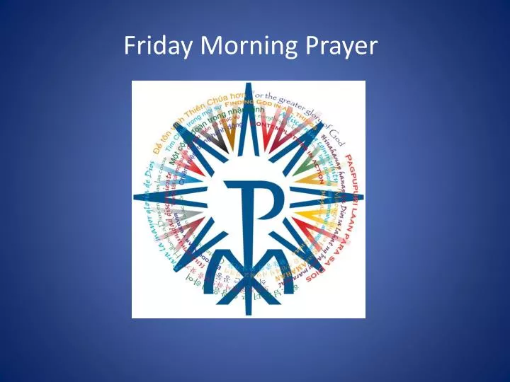 friday morning prayer