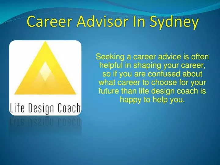 career advisor in sydney