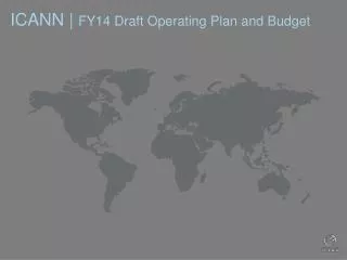 ICANN | FY14 Draft Operating Plan and Budget