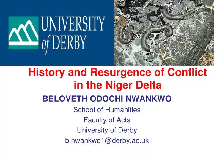 history and resurgence of conflict in the niger delta