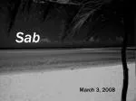 Sab - slide 1