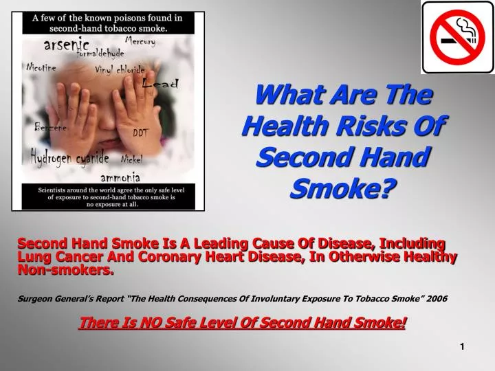 what are the health risks of second hand smoke