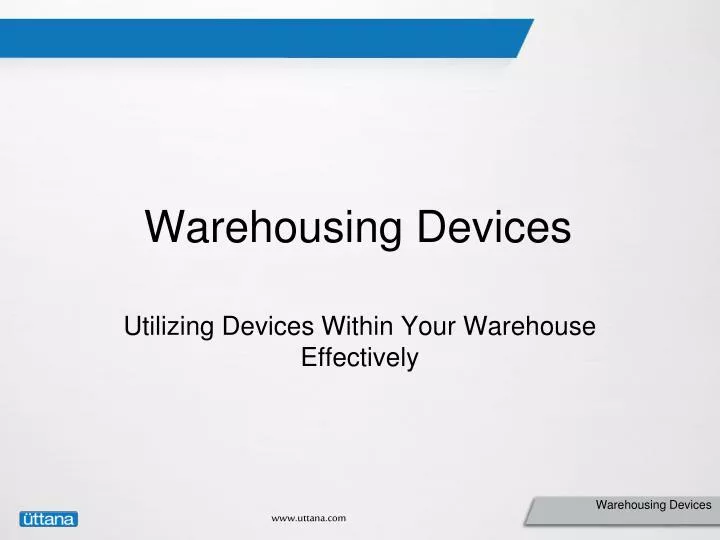 warehousing devices