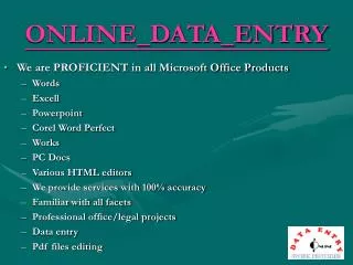 ONLINE_DATA_ENTRY