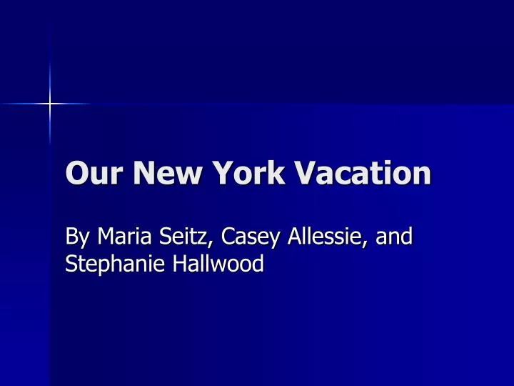 our new york vacation