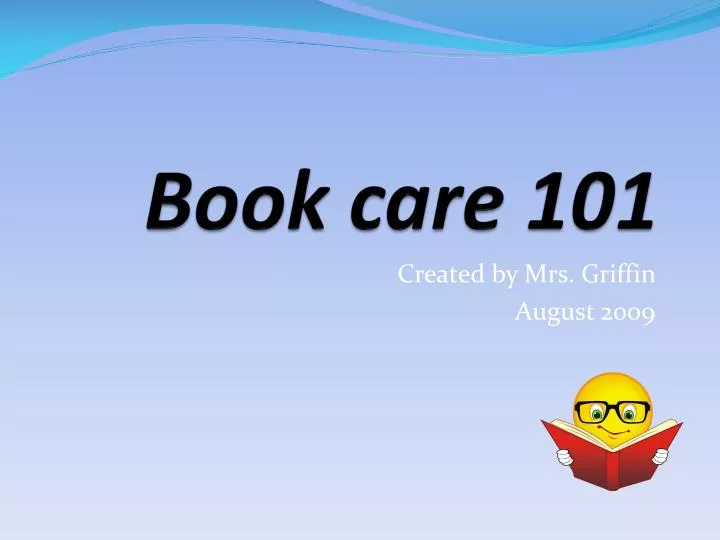 book care 101