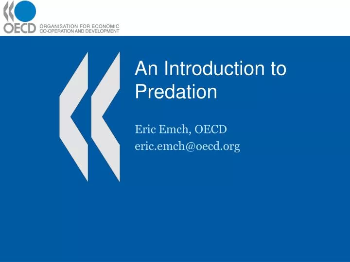 an introduction to predation