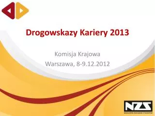 drogowskazy kariery 2013