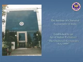 The Institute of Chartered Accountants of India