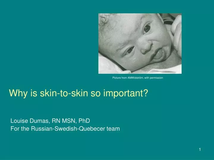 why is skin to skin so important