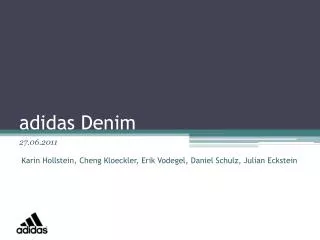 adidas denim