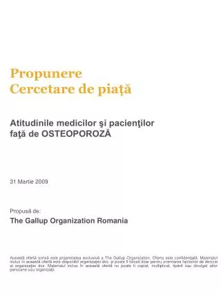 propunere cercetare de pia