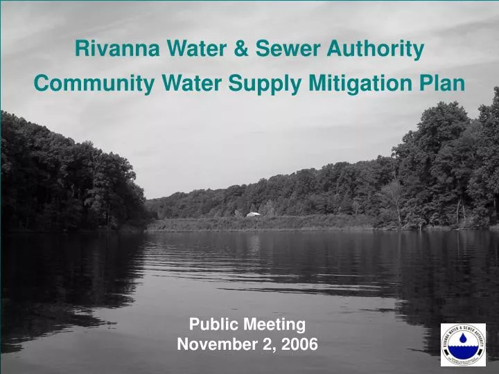 rivanna water sewer authority community water supply mitigation plan