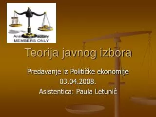 teorija javnog izbora