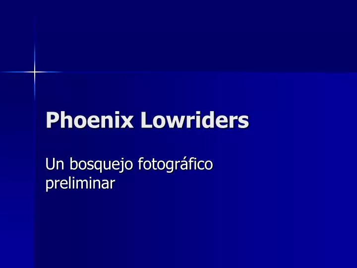 phoenix lowriders