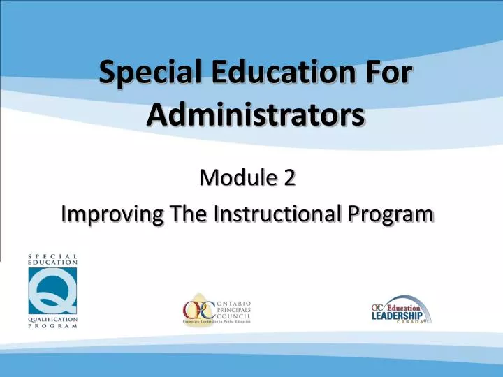 special education for administrators