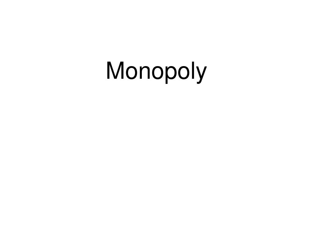 PPT - Monopoly PowerPoint Presentation, free download - ID:5328419