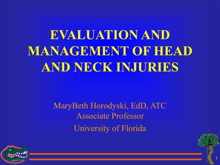 evaluation and management of head and neck injuries