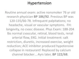 Hypertension