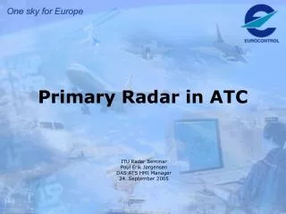 Primary Radar in ATC