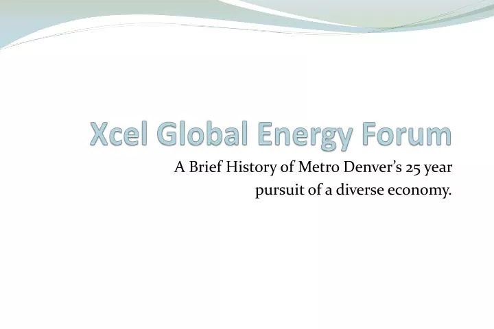 xcel global energy forum