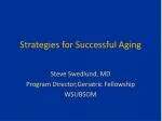 Strategies for Successful Aging