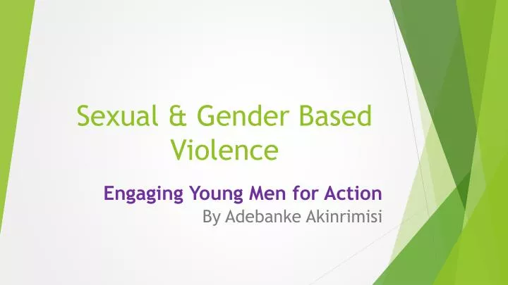 sexual gender based violence
