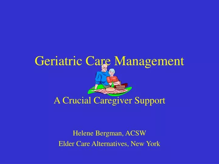 geriatric care management