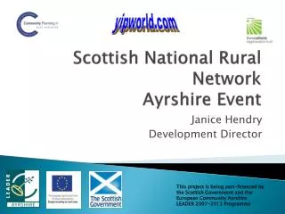 Scottish National Rural Network Ayrshire Event