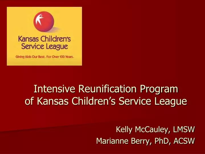 intensive reunification program of kansas children s service league