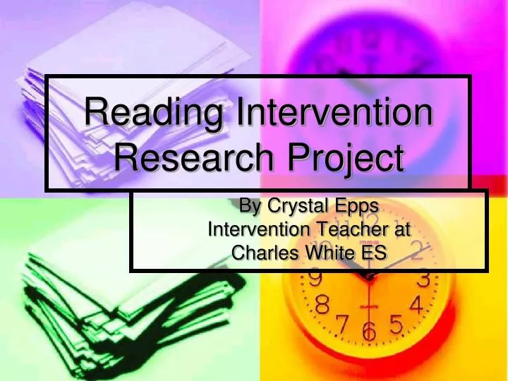 reading intervention research project