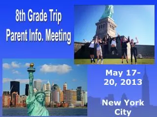 May 17-20, 2013 New York City