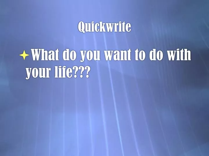 quickwrite