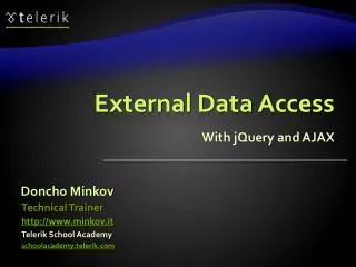 External Data Access