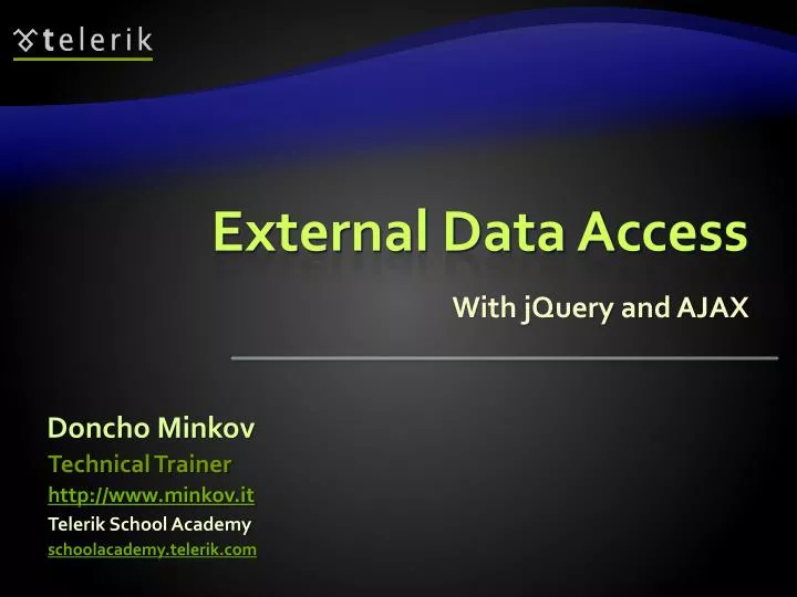 external data access