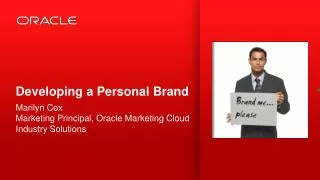 Developing a Personal Brand