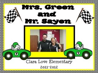 Mrs. Green and Mr. Sayen