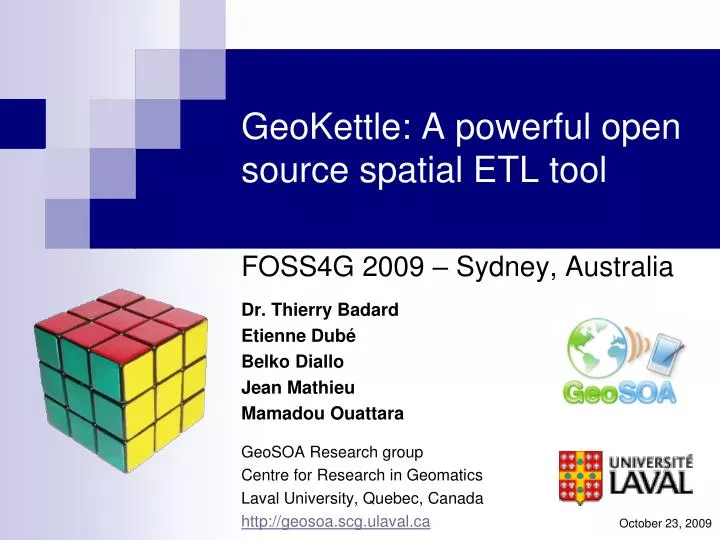 geokettle a powerful open source spatial etl tool