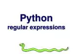 Python regular expressions - slide 1