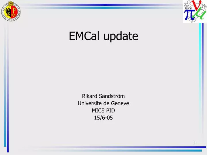 emcal update