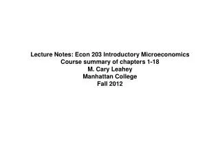 Chapter 1: The nature of economics; what is economics all about