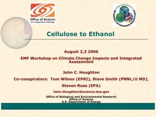 Cellulose to Ethanol